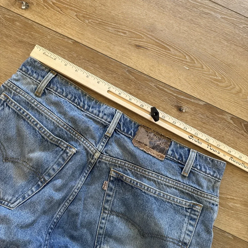 Vintage Levis 545 Jeans Mens 36 x 30 Denim Brown Tag Loose Fit Grunge 90s Skater